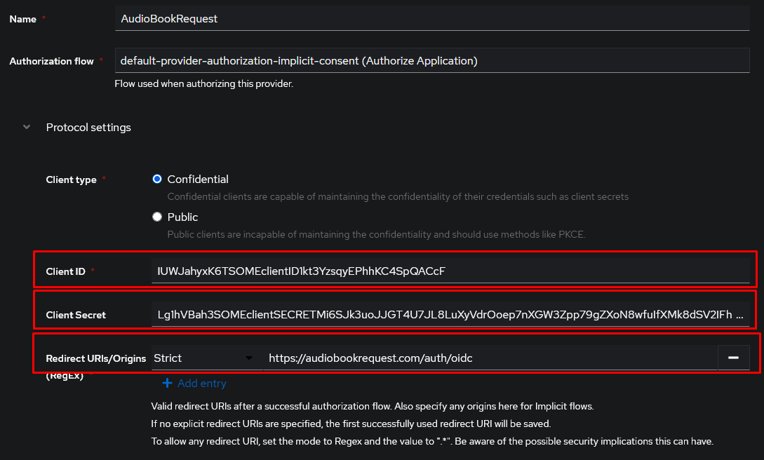 Authentik Provider
